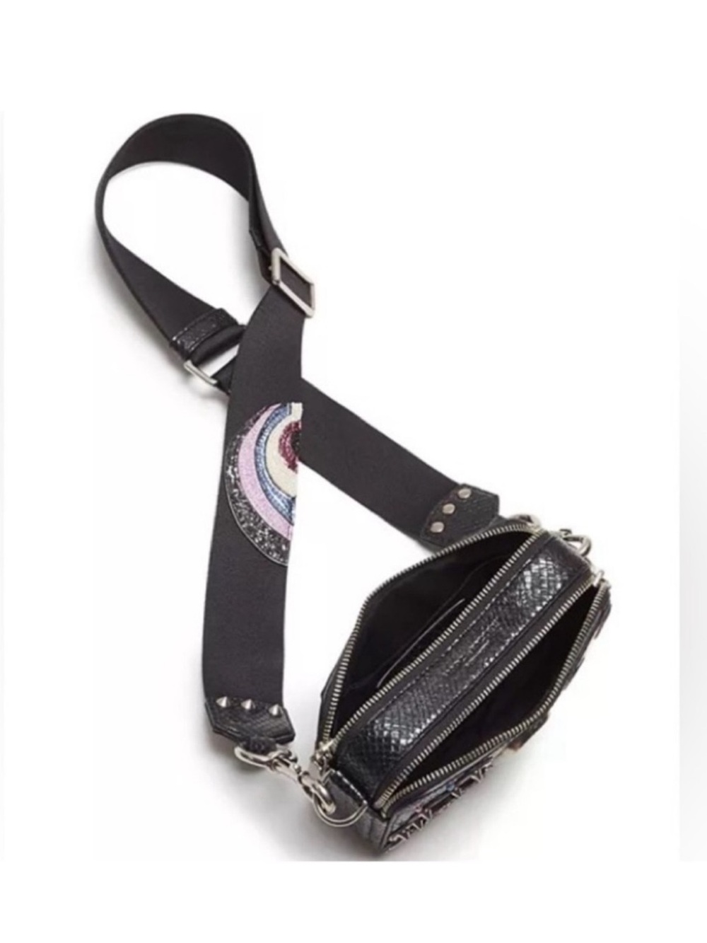 New Limited Edition Marc Jacobs Embellished Snapshot “Pill” Crossbody Camera Bag - Picture 4 of 15